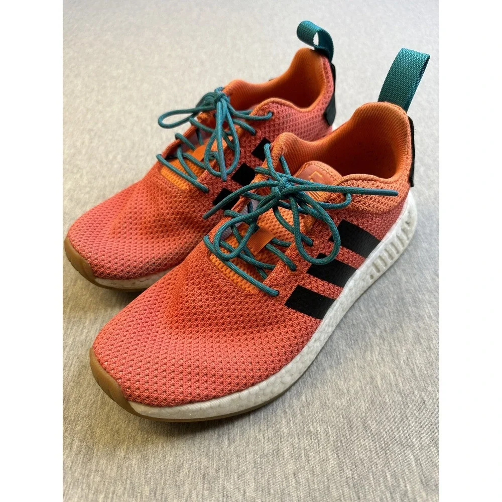 Adidas Mens NMD R2 Sneaker Size 8.5 Summer Spice‎ Orange Running Active Gym